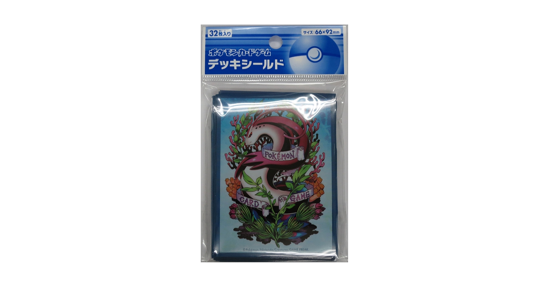 ポケモンカード　デッキシールド　ミロカロス 未開封 32枚入り×2 ポケモンカード デッキシールド ミロカロス 未開封 32枚入り×2